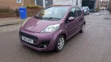 2012 Peugeot 107 rear view
