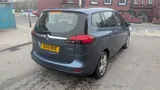 2015 Vauzhall Zafira Tourer boot space