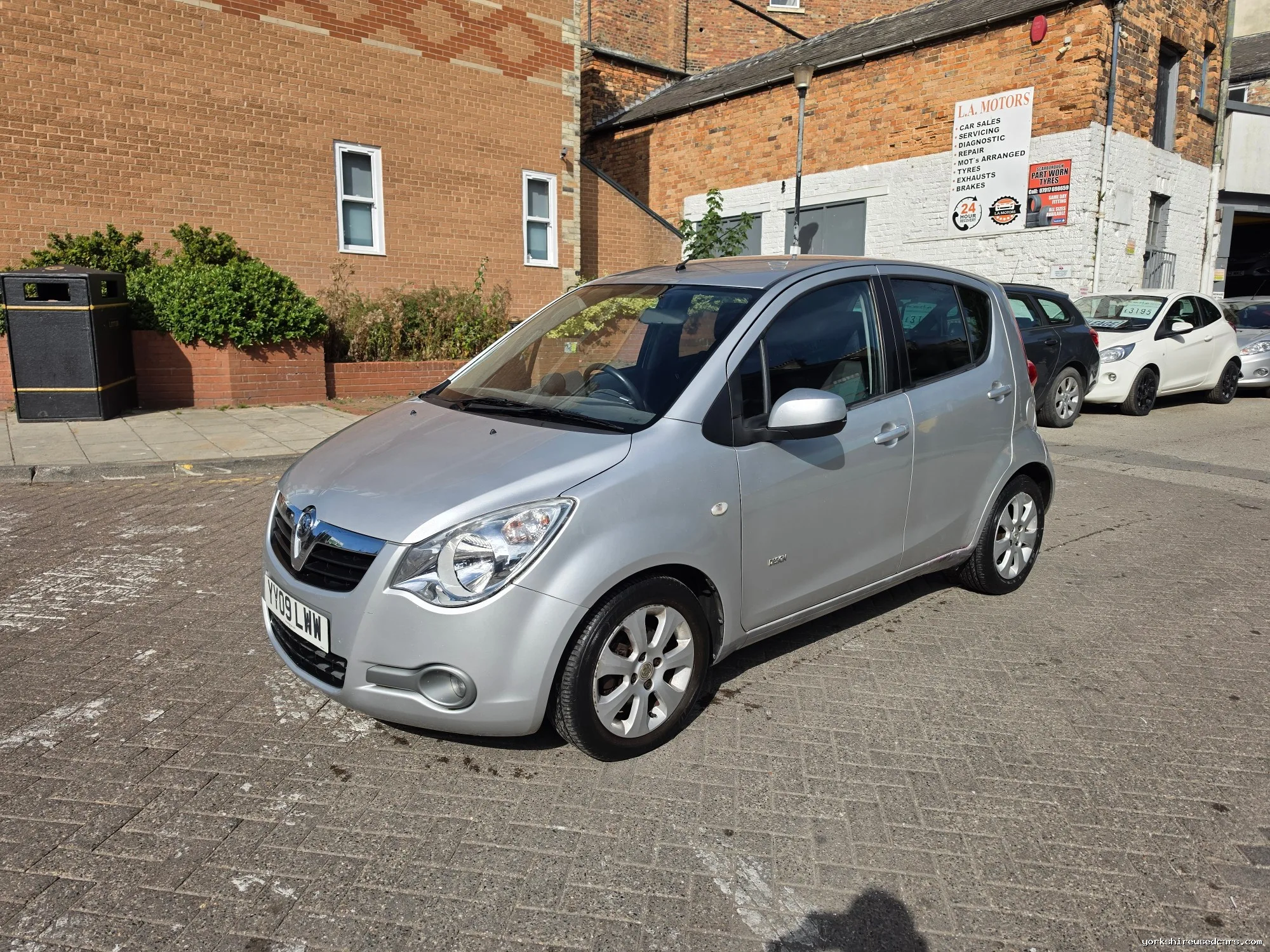 2009 Vauxhall Agila rear view
