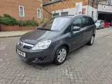 2011 Vauxhall Zafira rear view